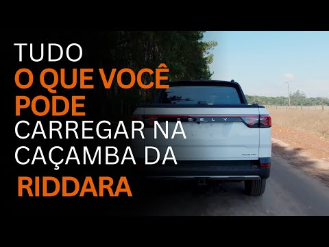 DESCUBRA TUDO QUE VOCÊ PODE CARREGAR NA CAÇAMBA DA RIDDARA RD6