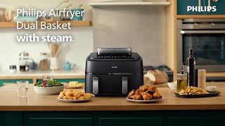 Philips Airfryer 1000 Series with Dual Baskets