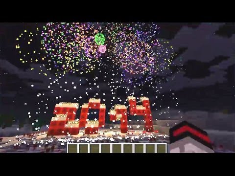 Happy New Year 2014 in Minecraft!
