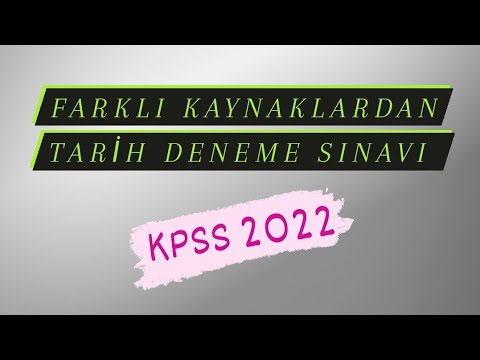 27 Questions KPSS History New Trial | KPSS 2022 | New Questions / #kpss #kpss2022 #kpsstarih