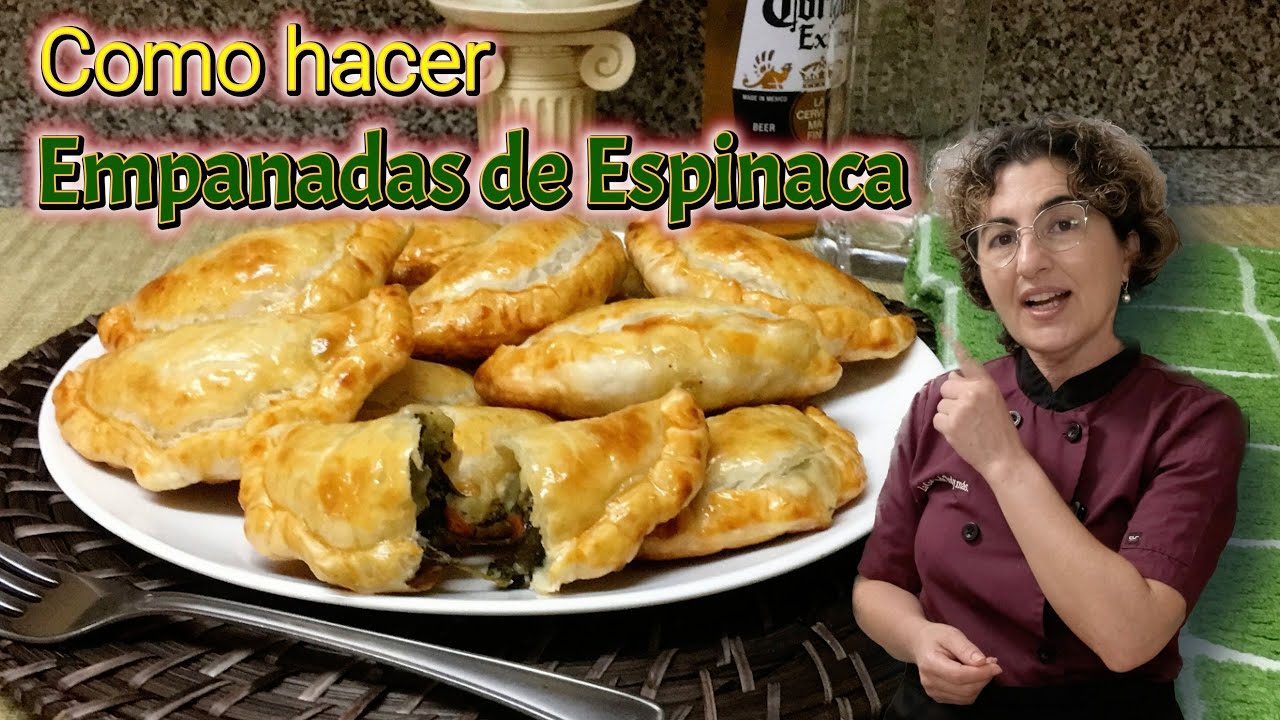 Empanadas de espinaca y queso! Receta fácil y saludable! ???????????