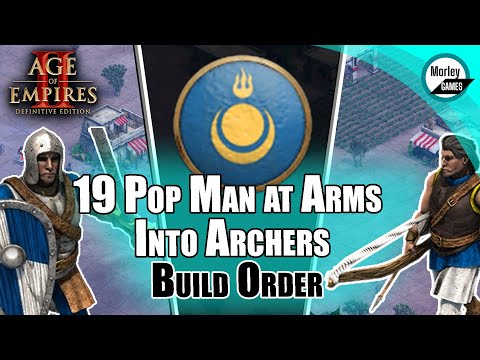 AOE2  Build Order | Mongols 19 Pop Man At Arms Into Archers