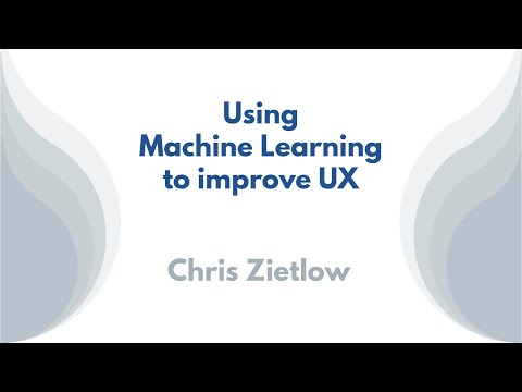 Using Machine Learning to Improve UX
