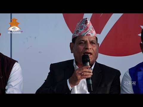 नेपाल प्रिमियर लिग सम्बन्धी पत्रकार सम्मेलनमार्फत धारणा राख्नुहुँदै क्यानका अध्यक्ष चतुर बहादुर चन्द