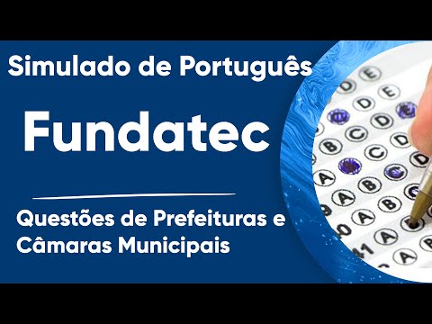 SIMULADO DE PORTUGUÊS - FUNDATEC