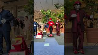 大道芸人が大道芸人に乱入してみたら、、 #ナニコレ劇団 ＃スタチュー＃舞夢男爵　＃dance ＃poppin ＃ロボットダンス