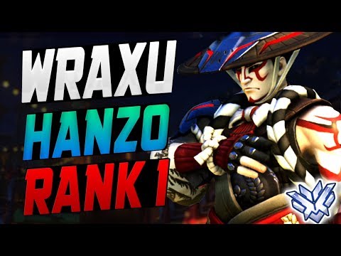 WRAXU BEST HANZO IN THE WORLD! [ OVERWATCH SEASON 8 TOP 500 ]