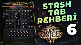 Stash Tab Rehberi - PATH OF EXILE -  Türkçe Rehber [Poe El Kitabı - Bölüm 6]