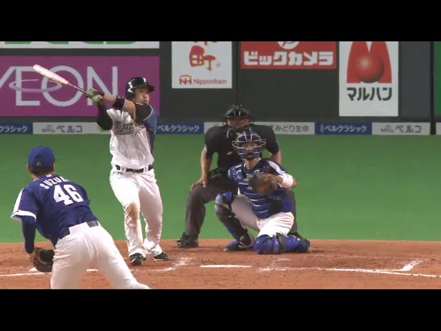 【8回裏】ファイターズ・近藤 逆方向へ2ランホームラン!! 2018/6/3 F-D