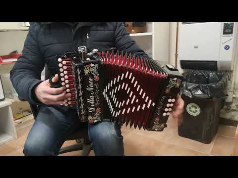 Organetto Della Noce 8 bassi 21 tasti  SOL/DO