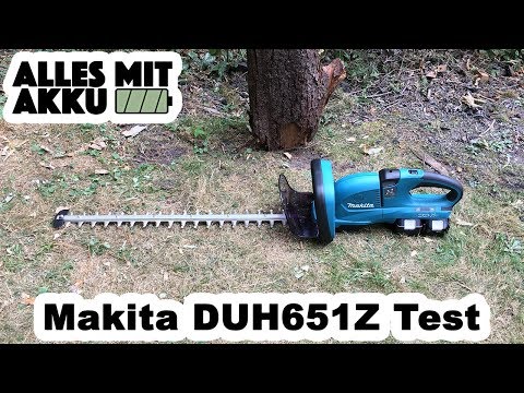 Makita DUH651Z Akumuliatorinės gyvatvorių žirklės, 2X18V , 650mm, 5,2kg, Be akumuliatorių ir kroviklio! video