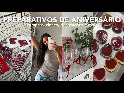 VLOG: PREPARATIONS FOR MY *20TH BIRTHDAY* PARTY🍒✨🎂 | shopping, sweets, decorations and much more
