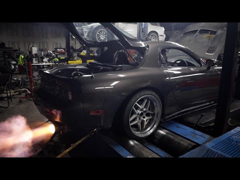 Going For 1000whp On Mike's Big Turbo 20b Drag FD (ALOT OF BOOST)