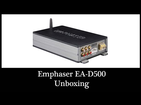 Emphaser EA-D500 5 Kanal Endstufe mit DSP Bluetooth Verstärker Unboxing