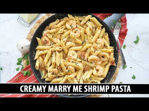 CREAMY Marry Me Shrimp Pasta