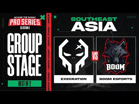Execration vs BOOM Game 1 - BTS Pro Series 8 SEA: Group Stage w/ Ares & Danog