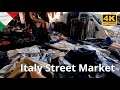 Exploring STREET MARKET In ITALY Incredible Deals 3x10 4K Ultra HD Shopping Tour