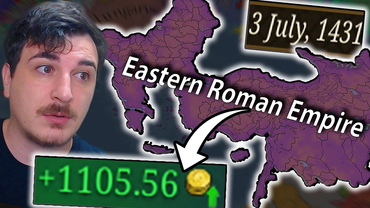 E. Roman Empire Borders By 1431 as Byzantium in EU5 1.1