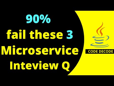 90% Java Developers FAIL These 3 Microservices Interview Questions | Top 3 Questions | Code Decode