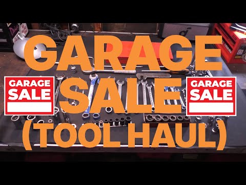 Garage Sale Tool Haul - With Vintage and High-End Tools