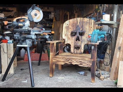 DIY Skull Chair - Pallet Projects