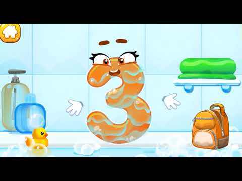 Numbers Counting to 10 Collection Vol. 1" - Kids Learn to Count, Baby Toddler Game.