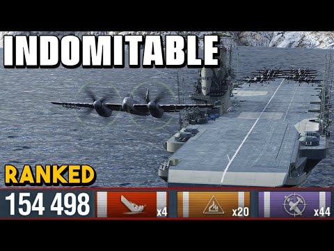 Indomitable against Enterprise