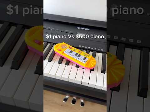 $1 piano Vs $500 piano
