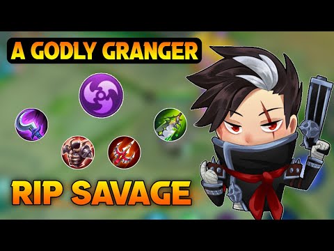 GRANGER RIP SAVAGE!!! A GODLY GRANGER ONE MAN ARMY | SAY NO MERCY TO ENEMY - MLBB