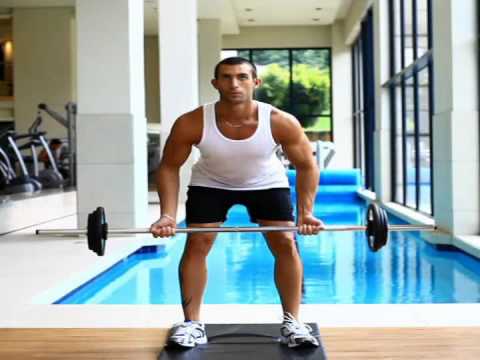 Barbell rows