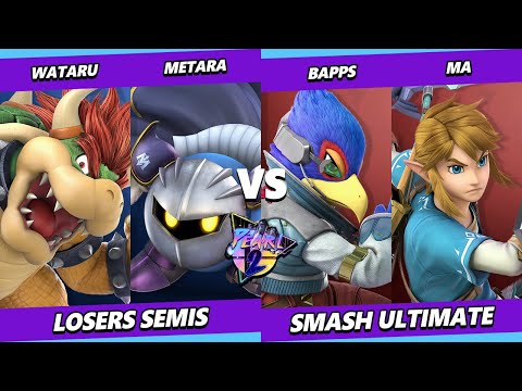 Pearl Two Losers Semis - Wataru & Metara Vs. Bapps & Ma - Smash Ultimate - SSBU