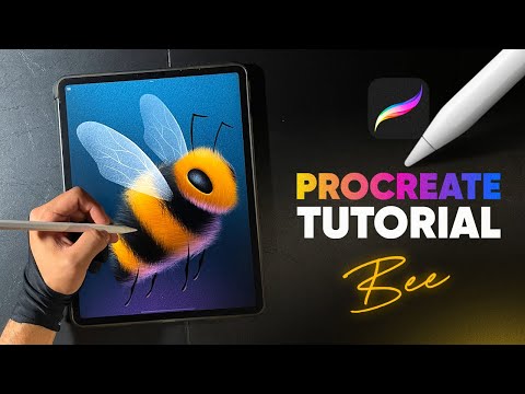 🐝 Bee Tutorial in Procreate