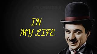 Charlie Chaplin Inspirational Quote New Status Video