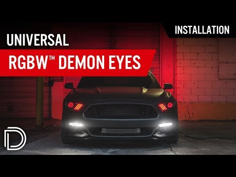 How to Install Universal RGBW™ Demon Eyes by Diode Dynamics