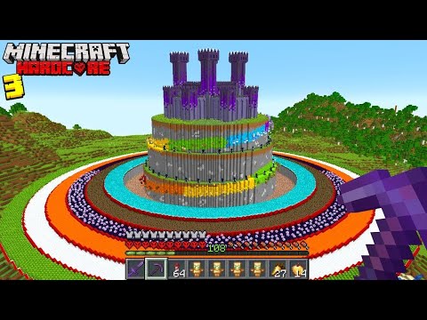 I Built SAFEST BASE in Hardcore Minecraft!