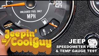 Jeep CJ Fuel and Temperature Gauge Problems and Testing