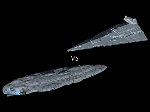 MC80 Home One VS Imperial-II Star Destroyer (Empire at War Thrawn's Revenge)