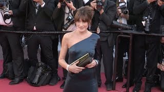 Carla Bruni, Melissa Satta on the red carpet of Les Miserables in Cannes