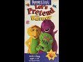 Barney Let S Pretend With Barney 1994 VHS Rip