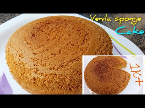 Perfect venila sponge cake recipe at home||cake recipe without Owen and better||super cake recipe