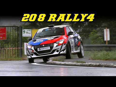 Peugeot 208 rally4 | Huge anti-lag POPS & BANGS | 3-cyl Turbo (2023-2025)