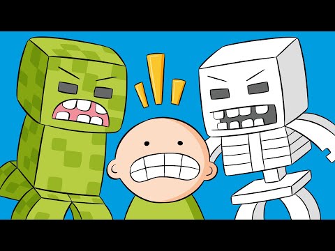 PERA TOONS 95 - CREEPER E SCHELETRO DI MINECRAFT CONTRO KENNY.