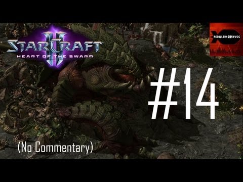 StarCraft 2: Heart of the Swarm - Campaign Playthrough Part 14 (Walking the Ancient, No Commentary)