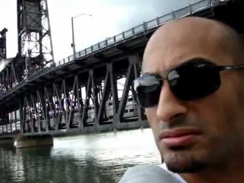Slim Khezri At 'Amtrak on Steel Bridge, in Portland, Oregon