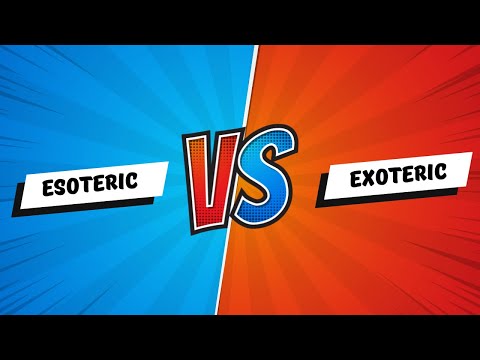 Exoteric vs. Esoteric: The Secret Knowledge They Don't Want You to Know! 🤯