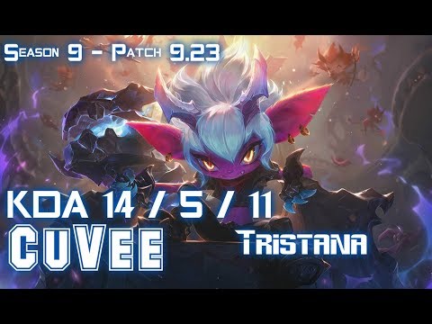 CuVee TRISTANA vs LUCIAN Top - Patch 9.23 KR Ranked