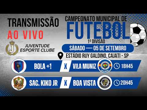 CAMPEONATO MUNICIPAL DE FUTEBOL 1º DIVISÃO 2026 | CAJATI - SP - 05/09/2026