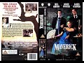 Original VHS Opening Closing Maverick 1995 UK Rental Tape