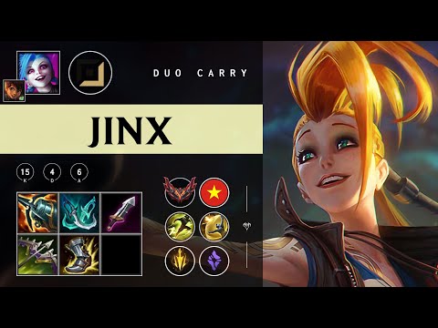 Jinx ADC vs Caitlyn - VN Grandmaster Patch 25.24