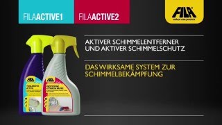 Schimmel Naturstein entfernen   Fliesen Schimmel vermeiden im Bad mit Fila Active   Steindoktor